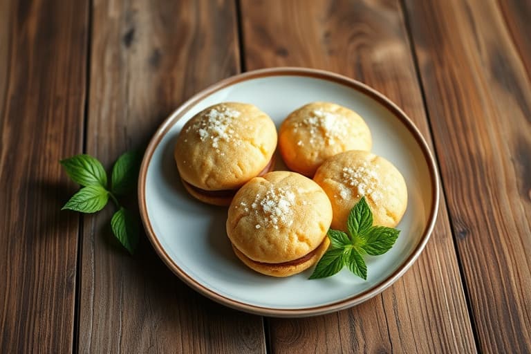 Chewy Amaretti Sandwich Cookies