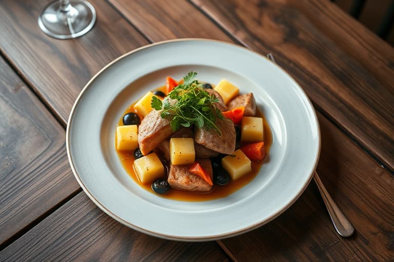 Langtidskokt hjortekjøtt