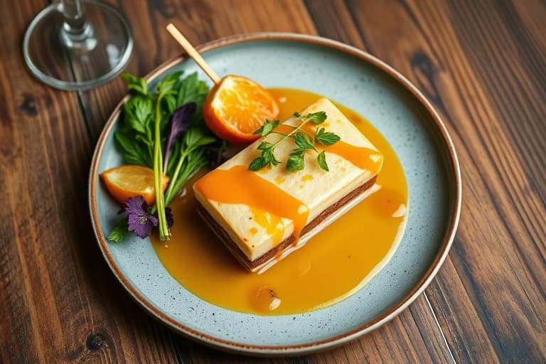 Fudgsicle-staver med karamell og spanske peanøtter