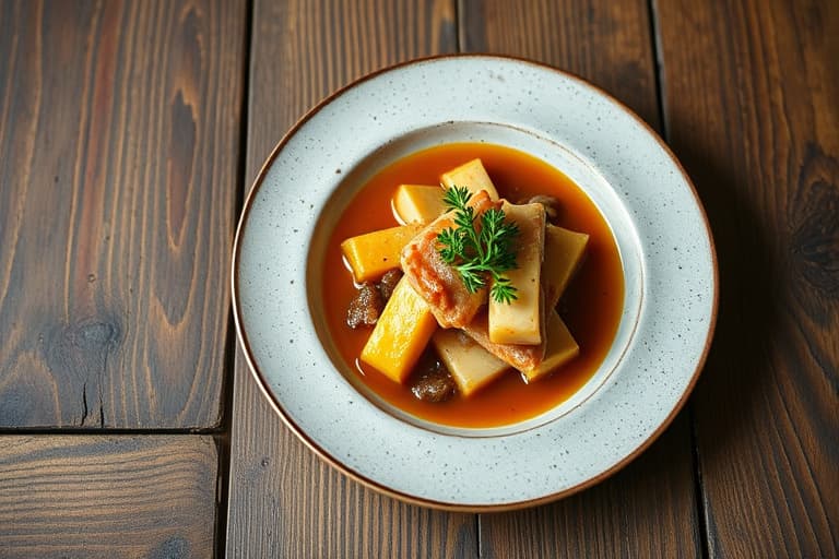 Søtpotet- og eplepuré