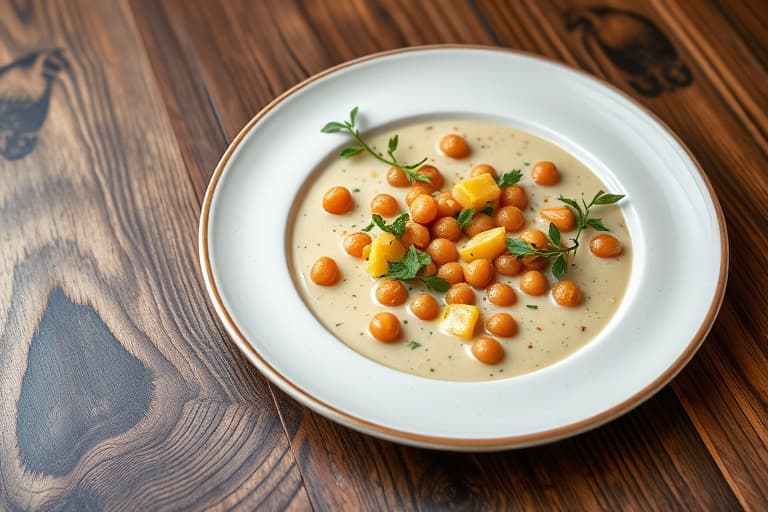 Vill sopp, haricots verts og sautert sjalottløk