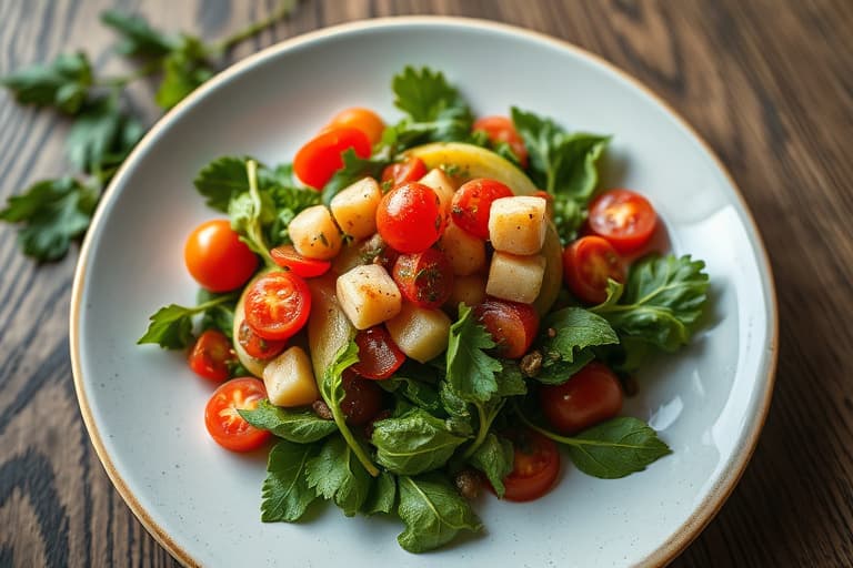 Harrys jordbær- og tomatsalat