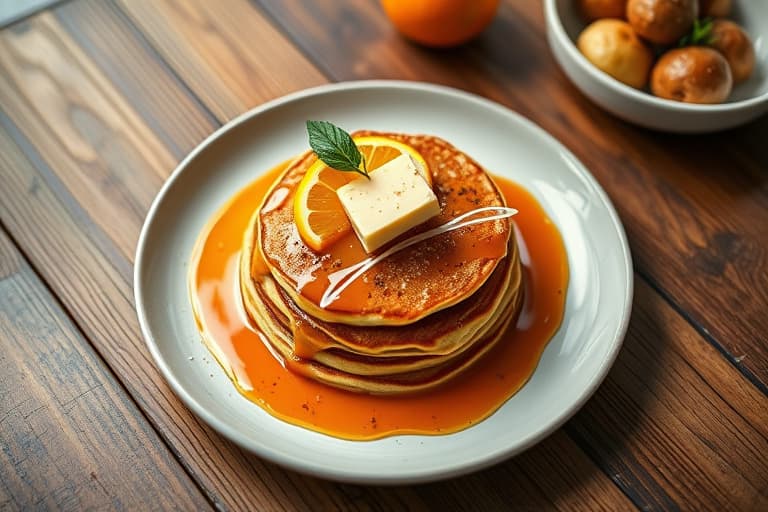 Orange Pancakes `21' Club