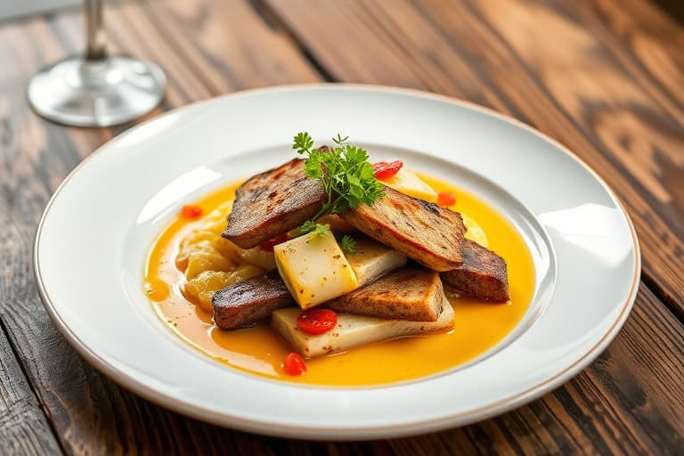 Spenat- og soppgalette