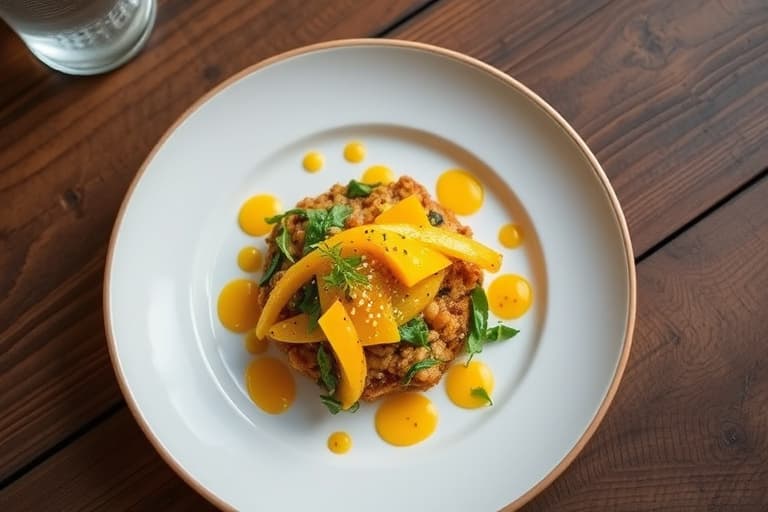 Mango- og sesamdressing