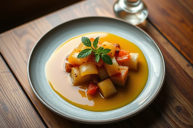 Sitrusinfusert vaniljesaus