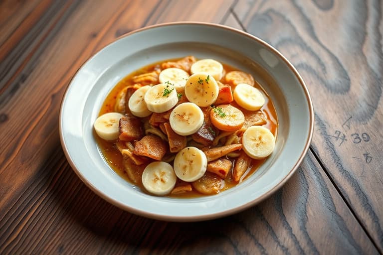 Fullkornspannekaker med bananer og pekannøtter