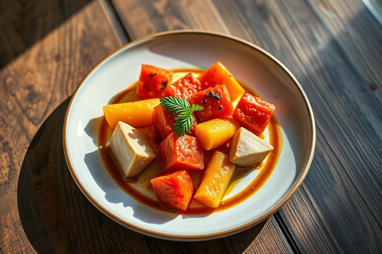 Knuste poteter og erter