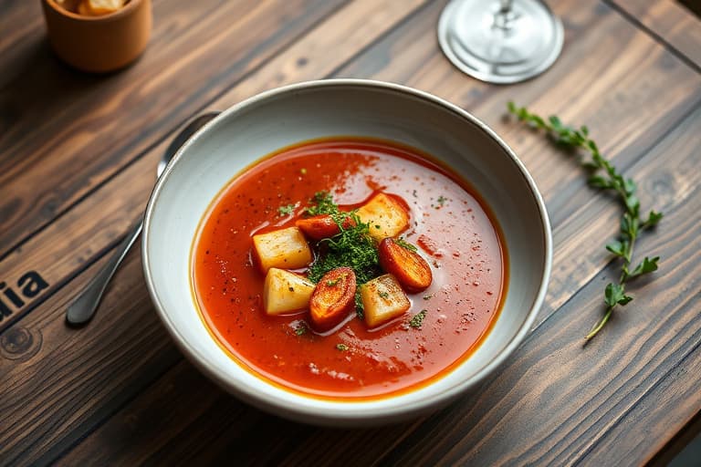 Rødbetesuppe med gremolata