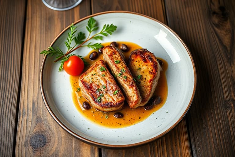 Svinekotletter Saltimbocca med sautert spinat