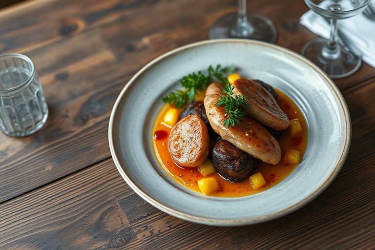 Brased okseklubber med rotgrønnsaksragoût