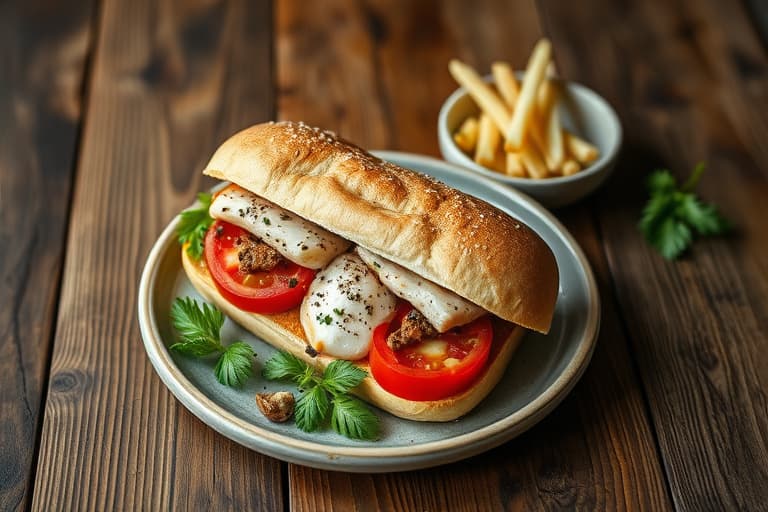 Tunfisk- og soltørkede tomatsandwiches