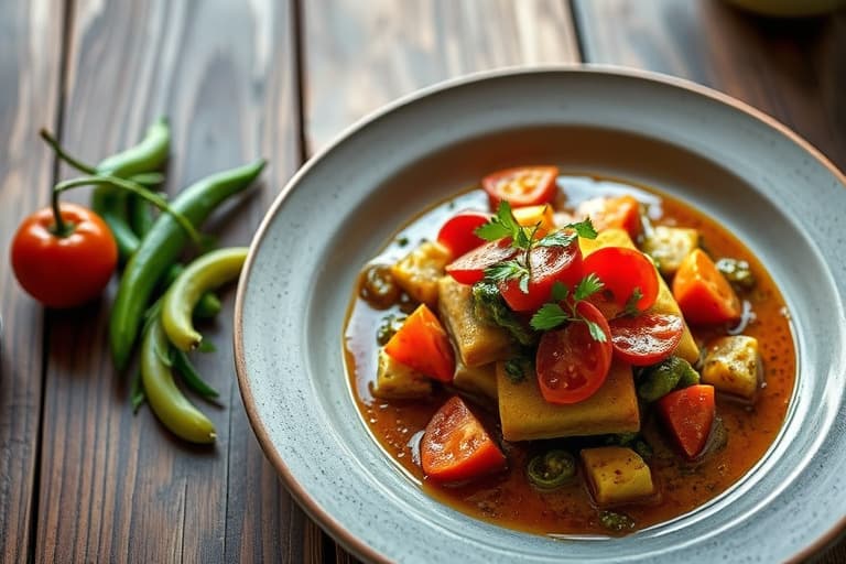 Stekte kyllinglår med jalapeño og tomat