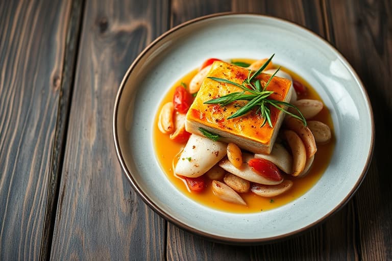 Tarragon- og sitronstekt kylling