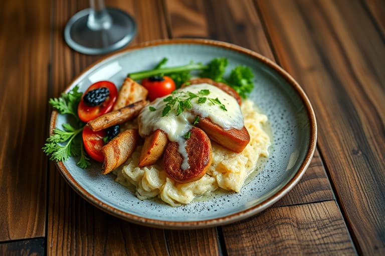 Argentinsk storfekjøtt-, svinekjøtt- og hominigrateng