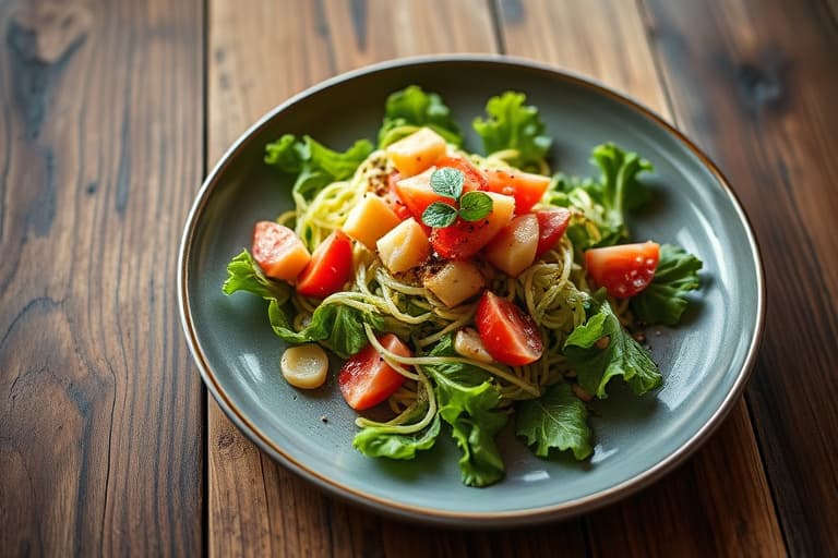 Salatkopper med stekt kylling