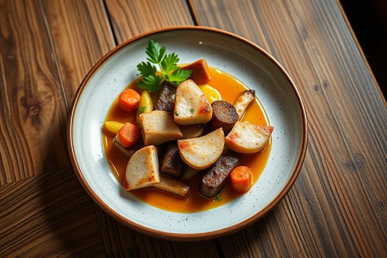 Mosede poteter med urter