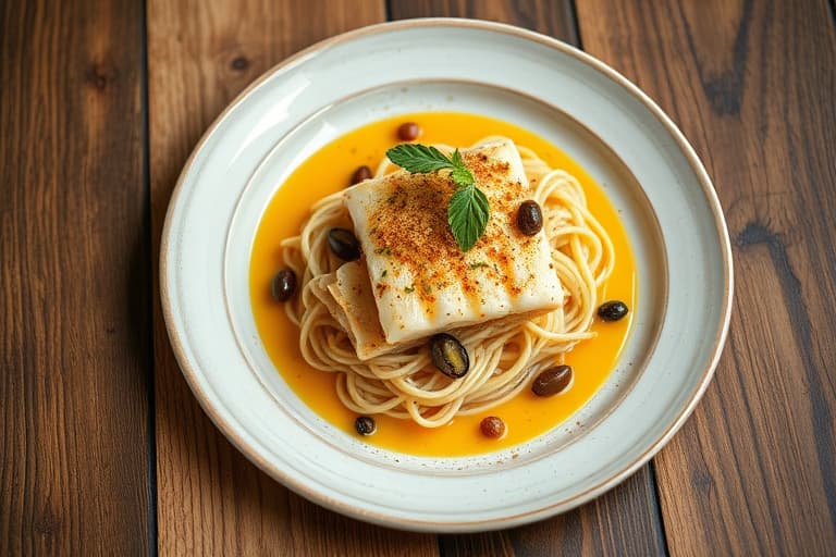 Olive- og fennikeltunfiskmeltetallerken