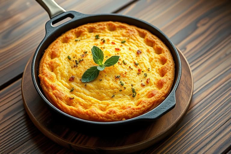 Sage and Honey Skillet Cornbread