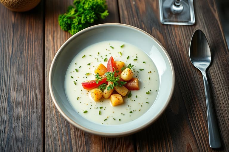 Hvitt kalvesjysuppefond