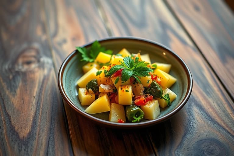 Ananas- og ristet poblano-salsa