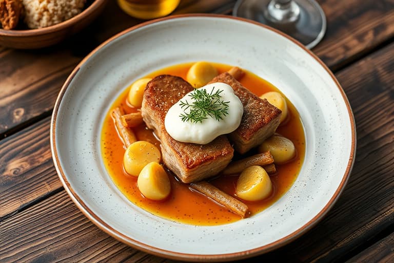 Benfri lammelår fylt med sveitsisk kål og fetaost