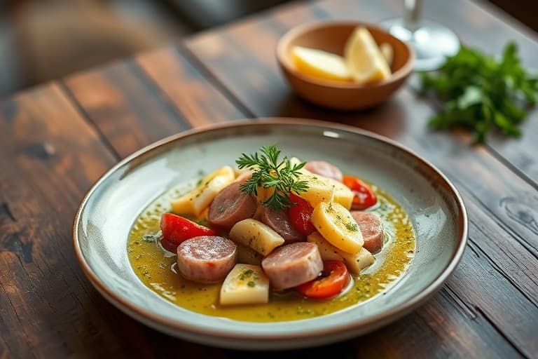 Sennep- og dillvinaigrette