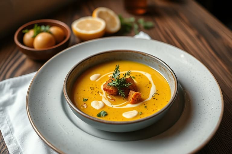 Agurksuppe med avokado