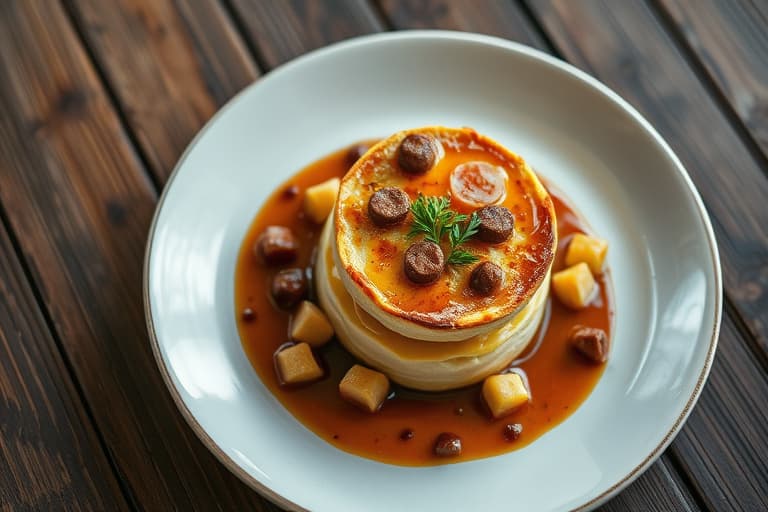 Puffet pannekake med jordbær