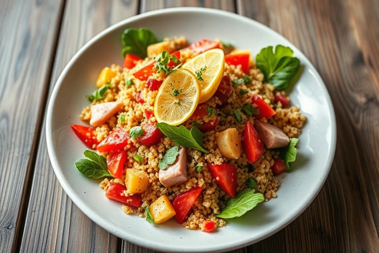 Eplesirupglasert gulrot- og quinoa-salat