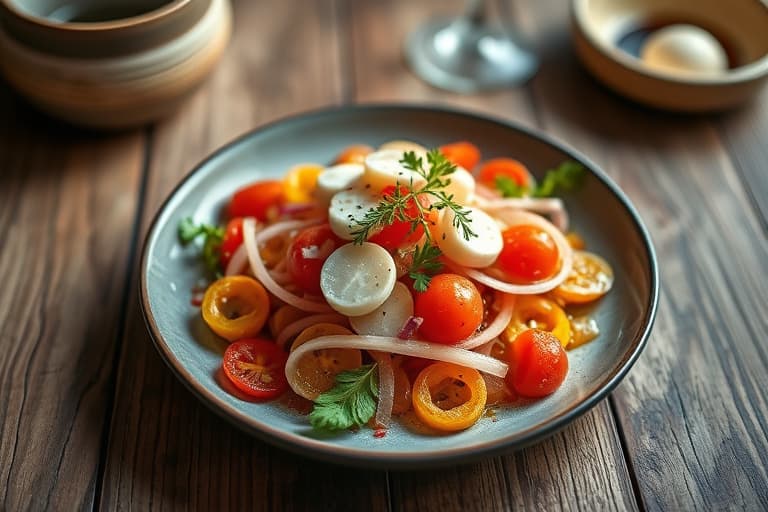 Gulrotsalat med vårløk