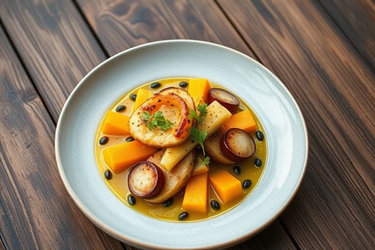 Kalkun- og squashfarse med kjøttdeig