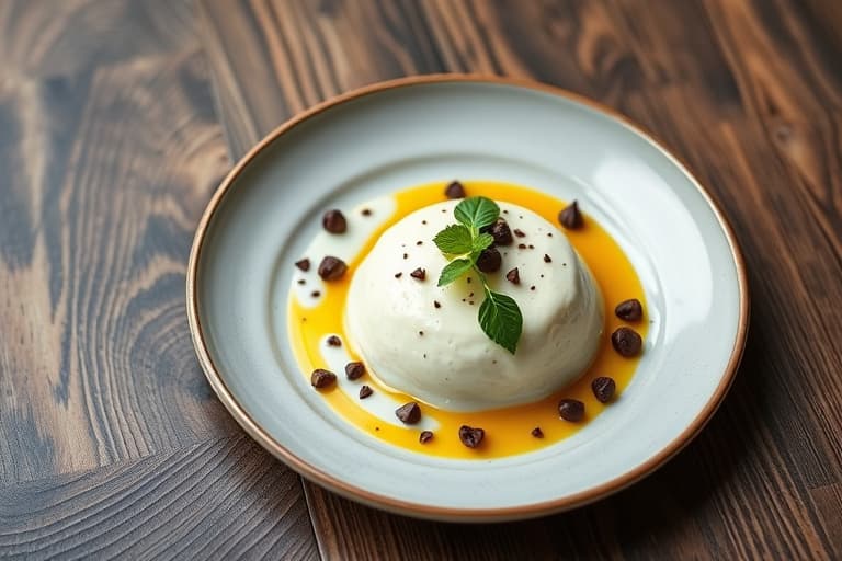 Hvit sjokolade- og gresskarmousse