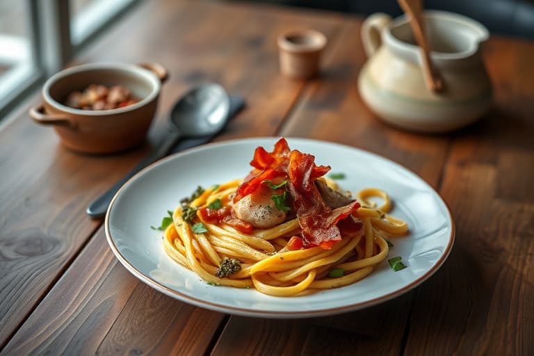 Panne-stekt vaktel og kremet mais med bacon