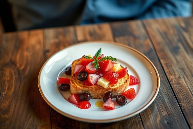 Kanel-rosin-fransk toast