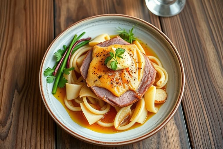 Ham og sveitsisk grateng