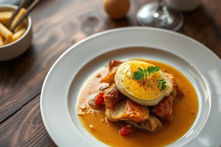 Kylling med Gruyèreost og sauterte sopp