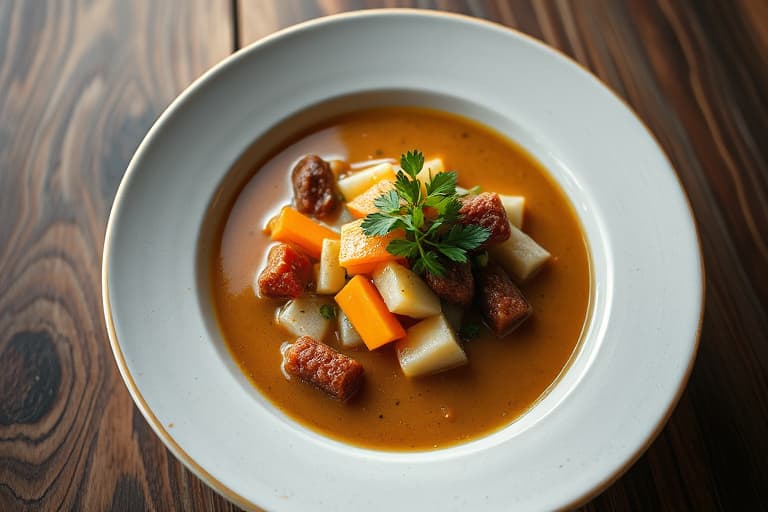 Langtidskokt mais-suppe