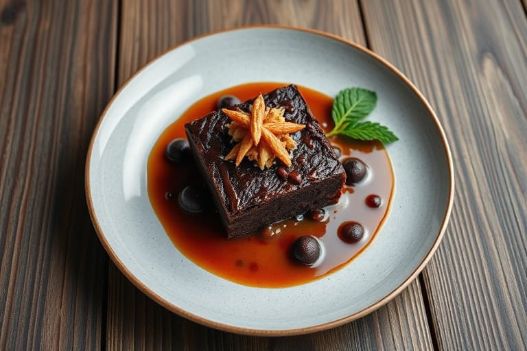 Brune sukkerbrød med brownies