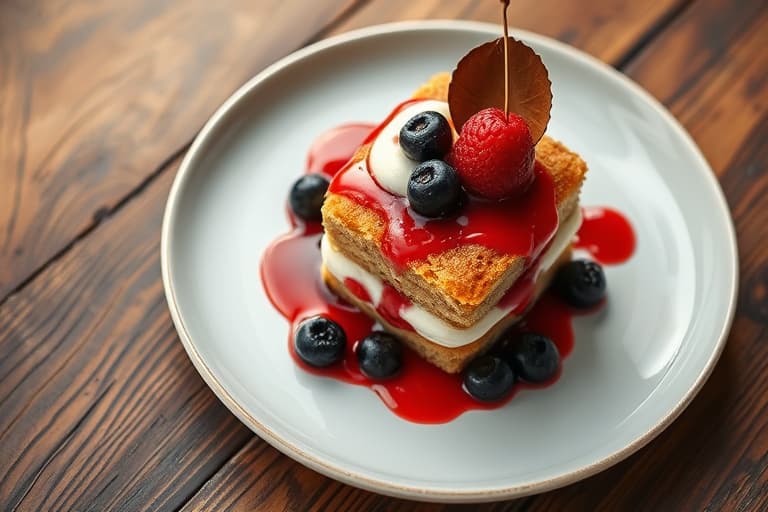 Rød, hvit og blå jordbærshortcake