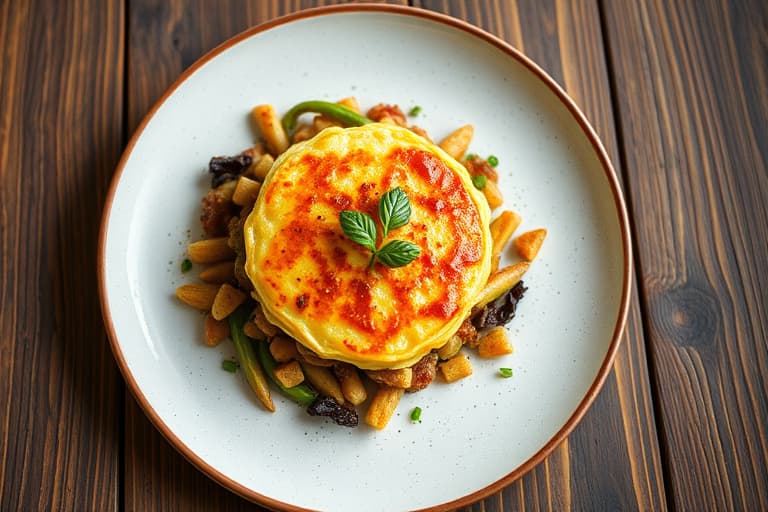 Hash Brown- og svinekjøttgryte