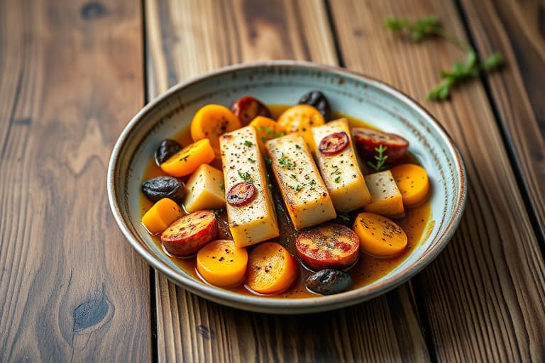 Italiensk pølse og squash