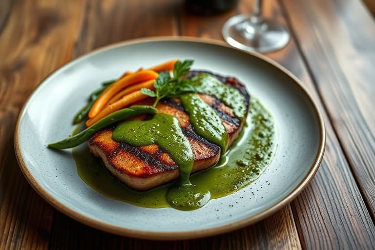 Flankestek med chimichurri