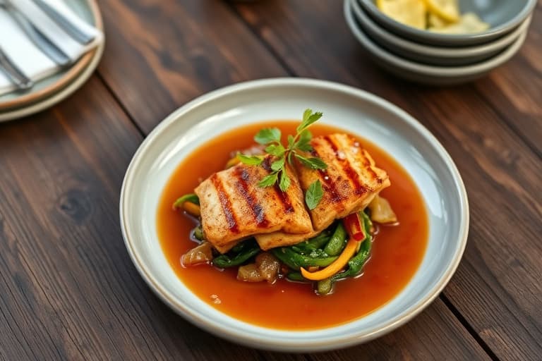 Rekesekaker med chili-lime kremsaus