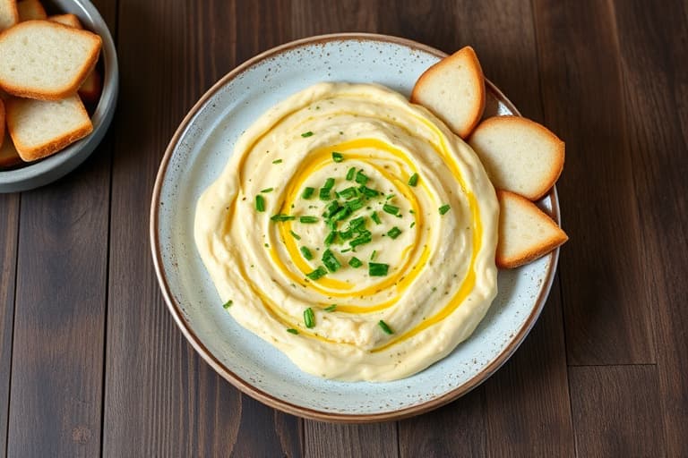 Brokkoli- og cheddar-dip