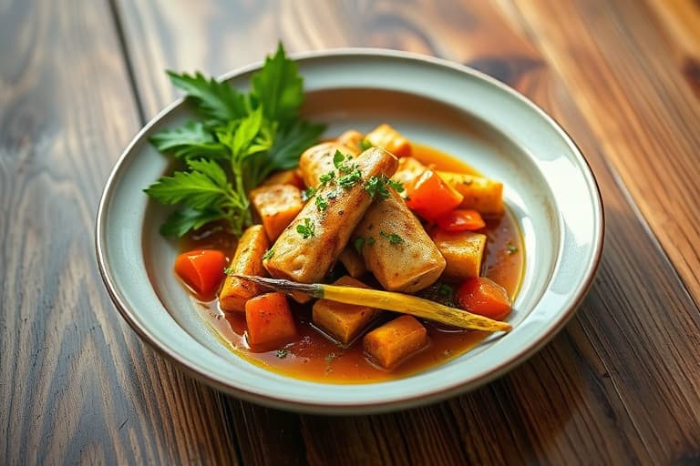 Ferskenlakkert kyllingvinger