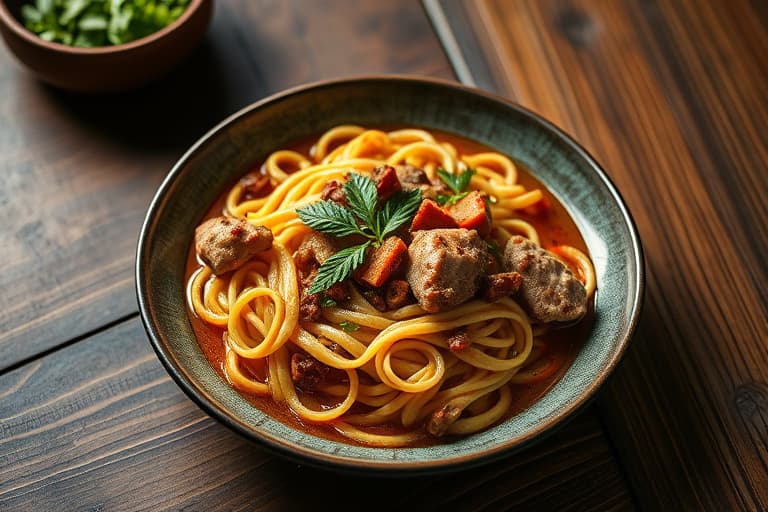 Tuscan Turkey Soupy Noodles