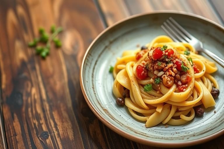 Søtpotetgnocchi med stekt salvie og skårne kastanjer