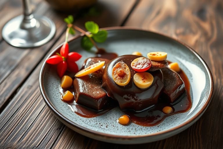 Sjokolade, kirsebær og makadamia-nøttebark