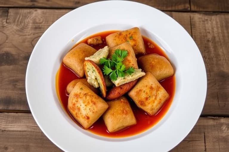 Chorizo og potet-empanaditas